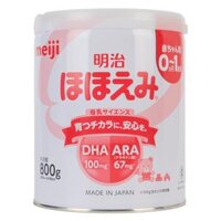 Sữa Meiji nội địa Hohoemi 800g (0-1 tuổi) (Giao bao bì ngẫu nhiên)