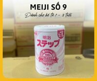 Sữa Meiji số 9 Nội Địa Nhật - hộp 800g (1 - 3 tuổi) (Mẫu mới Meiji 1-3)
