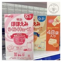 Sữa MEIJI Thanh 0-1 Hàng Nội Địa Nhật (hộp 24 thanh) 648g