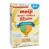 Sữa Meiji thanh 0-1 tuổi Infant formula Ezcube 432g