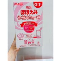 Sữa Meiji thanh 0 mẫu mới 0-1 nội địa Nhật 27gr x 24 thanh