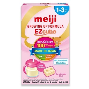 Sữa Meiji Thanh EZcube 432g (0-1 tuổi)
