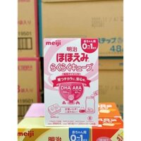 Sữa Meiji Thanh Viên Nén 0-1 và 1-3 Nội Địa Nhật Hộp 24 Thanh