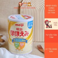 Sữa Meji nội địa Nhật số 0, số 9, dạng lon, dạng thanh cho bé từ 0-3 tuổi