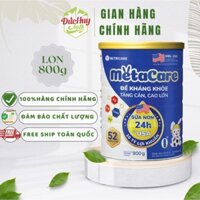 Sữa Metacare 24H XANH 0+ 1+ 2+ 850g - Tăng Miễn Dịch Cân Nặng Trí Não