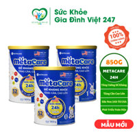 Sữa Metacare 24H XANH 0+ 1+ 2+ 850g Grow - Tăng Miễn Dịch Cân Nặng Trí Não Năng Lượng suckhoegiadinhviet247