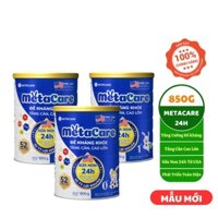 Sữa Metacare 24H XANH 0+ 1+ 2+ 850g - Tăng miễn kháng trọng lượng Trí Não