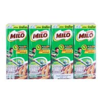 Sữa Milo Activ-Go UHT vị socola mạch nha 180ml Gói 4