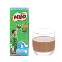 Sữa Milo ít đường hộp 180ml – vỉ 4 hộp