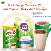 Sữa Milo Nestlé Và  A2 Nguyên Kem Milk Power Úc -Tăng Sức Đề Kháng, Tăng Chiều Cao Và Khỏe Mạnh Cho Cả Gia Đình