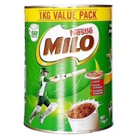 Sữa Milo Úc 1kg chứa cacao lúa mạch