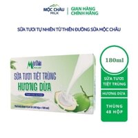 Sữa mộc châu dừa 180ml/48