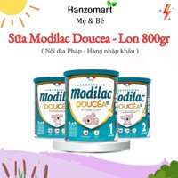 Sữa Modilac Doucéa hộp 800g- Nội địa Pháp hàng nhập khẩu hanzomart