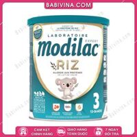 Sữa Modilac Expert Riz Số 3 800G | Dành Cho Trẻ Từ 1-3 Tuổi Dị Ứng Đạm Sữa Bò Và Bất Dung Nạp Đường Lactose | Mua Sữa Chính Hãng, Giá Rẻ Nhất Tại Babivina