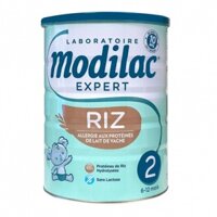 Sữa Modilac Expert Riz2 800g/ Sữa cho trẻ dị ứng Protein (đạm) sữa bò ( sữa công thức nội địa khẩu pháp)