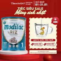 Sữa Modilac Riz Số 1,2,3 Lon 800g sữa bột công thức giúp bé dị ứngng đạm bò và bất dung nạp đường lactose Date 2025