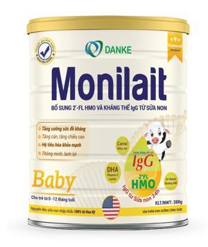Sữa Monilait  baby - Sữa cho bé biếng ăn, chậm lớn  850g