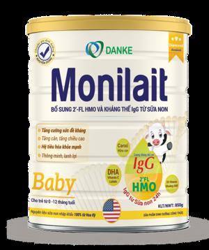 Sữa Monilait  baby - Sữa cho bé biếng ăn, chậm lớn  850g