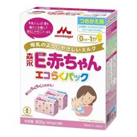 Sữa Morinaga E-Akachan của Nhật Bản cho trẻ sinh non nhẹ cân từ 0-12 tháng tuổi hộp giấy 800g