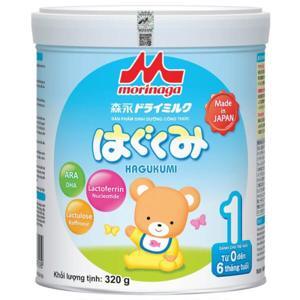 Sữa bột Morinaga Hagukumi số 1 - hộp 320g (dành cho bé 0 - 6 tháng)
