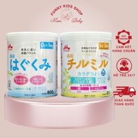 Sữa Morinaga nội địa Nhật, Sữa bột Morinaga Số 0 & Số 9 mát, tăng cân cho bé hộp 800gr