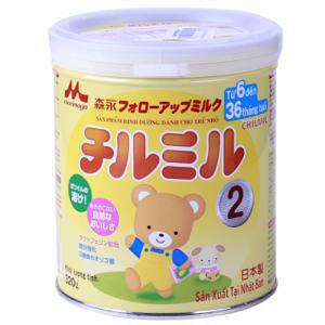 Sữa bột Morinaga Chilmil số 2 - hộp 320g (dành cho trẻ từ 6 - 36 tháng)