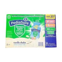 Sữa Mỹ Pediasure Grow & Gain with Fiber Vanilla thùng 24 chai