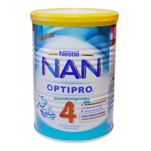 Sữa bột Nan 4 Nga - hộp 400g (dành cho trẻ từ 3 tuổi trở lên)