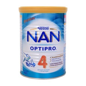 Sữa bột Nan 4 Nga - hộp 400g (dành cho trẻ từ 3 tuổi trở lên)