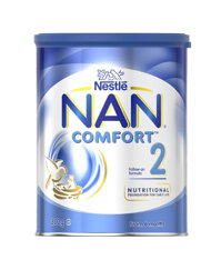 Sữa NAN Comfort số 2 của Úc cho bé từ 6 đến 12 tháng bị táo bón đầy hơi và nôn trớ hộp 800g