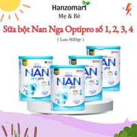 Sữa Nan Nga 400gr , 800gr đủ số 1,2,3,4 mẫu mới date mới