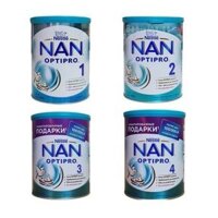 Sữa NAN Nga 800g số 1, 2, 3 mẫu mới