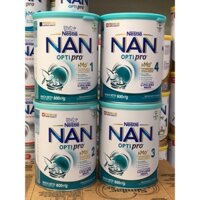 Sữa Nan Nga HMO Optipro số 1, 2, 3, 4 lon 800g