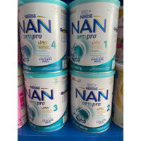 Sữa NAN nga opti pro 800g số 1,2,3,4