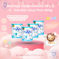 Sữa Nan Nga Optipro Nestle Số 3, - Sữa Bột Công Thức 800g [ DATE 2024]