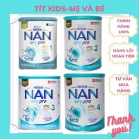 Sữa Nan Optipro HMO Nga mẫu mới đủ số 1,2,3,4-hộp 800g
