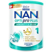 Sữa Nan Optipro PLUS 1 400g, với 5HMO, sản xuất tại Thụy Sỹ (0-6 tháng)