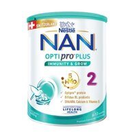 Sữa Nan Optipro Plus số 2 5HMO - Dinh dưỡng cho trẻ từ 6-12 tháng tuổi (Hộp 400g)