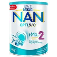 Sữa Nan Optipro số 2 Thuỵ Sĩ cho bé từ 6 đến 12 tháng hộp 900g