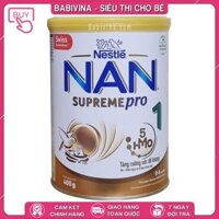 `Sữa Nan Supreme Pro 1 400g | Trẻ 0-6 Tháng Tuổi | Tăng Cường Sức Đề Kháng | BABIVINA Hàng Chính Hãng