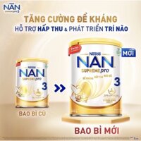 SỮA NAN SUPREME PRO 3 (900g) mẫu mới