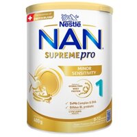 Sữa NAN SUPREME PRO số 1 400g(0-12 tháng) lon vàng