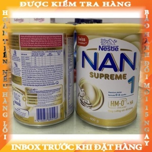 Sữa Nan Supreme số 1 - 400g (dành cho trẻ 0-6 tháng tuổi)