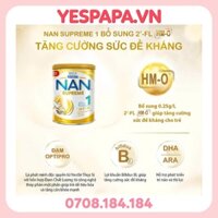 Sữa Nan Thuỵ Sĩ vàng Superme HMO số 1 , 2, 3, lon 800gr