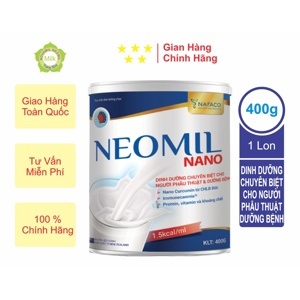 Sữa Neomil Nano 400g - Dành cho người ốm, bệnh sau mổ
