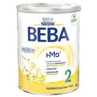 Sữa Nestle BEBA 2 của Đức cho bé từ 6 tháng biếng ăn, chậm lên cân, táo bón hộp 800g