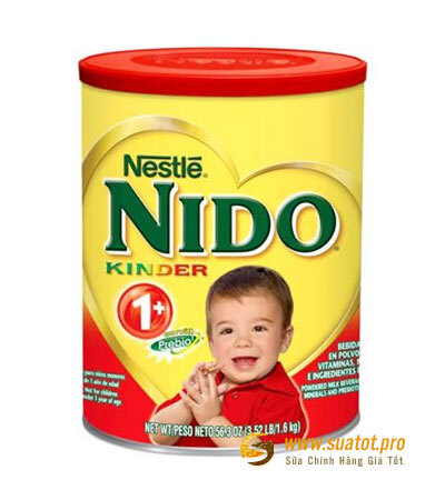 Sữa bột Nestle Nido Kinder 1+ - hộp 2.2 kg (chống táo bón)