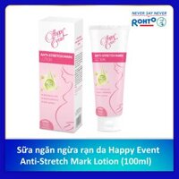 Sữa ngăn ngừa rạn da Happy Event  Anti-Stretch Mark Lotion 100ml