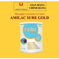 Sữa nghệ Curcumin Canxi Amilac Sure Gold tăng cường sức khoẻ, chống ung thư, hỗ trợ xương khớp cho người già, mới ốm dậy
