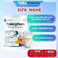 Sữa Nghệ Nano Cucurmin Dinh dưỡng dành cho người đau dạ dầy Fortecpham lon 400g/900g
